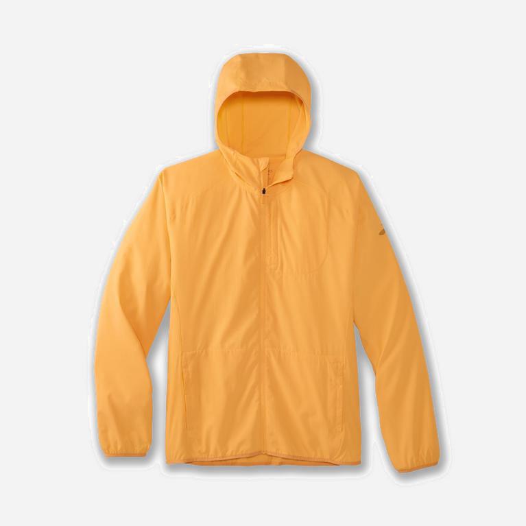 Brooks Canopy Mens Running Jackets - Fluoro Orange - Philippines (178359RAW)